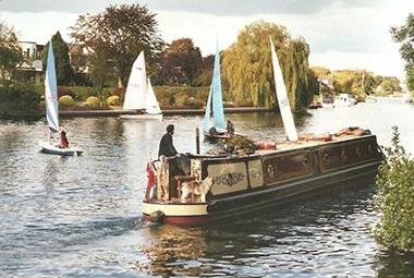 Barging Through by Barry Dix